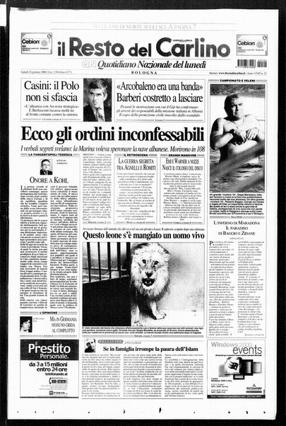 Il Resto del Carlino : giornale dell'Emilia